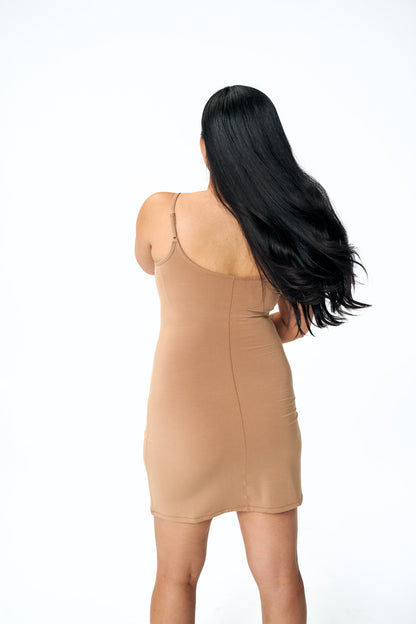 Tan | Model is size L and 5'10".