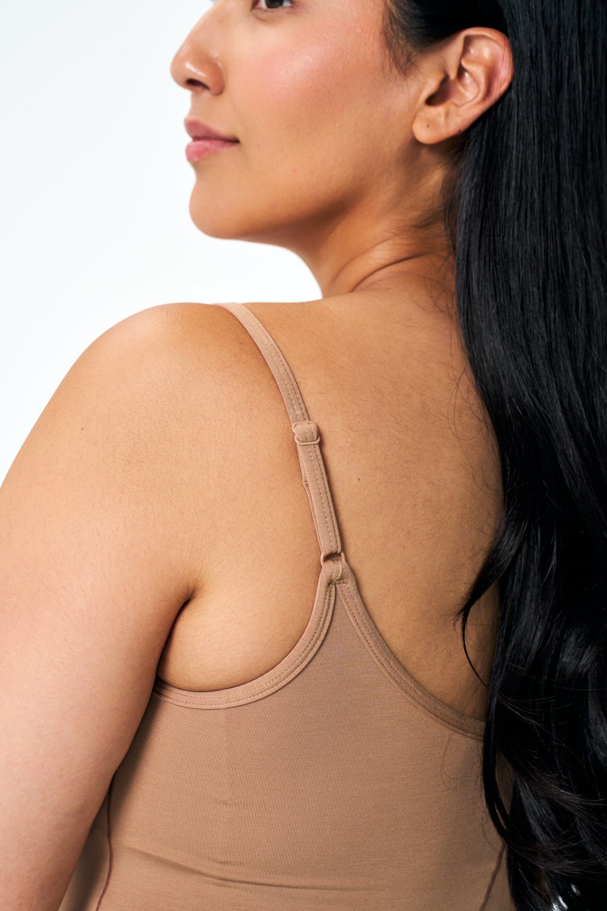 Tan | Model is size L and 5'10".