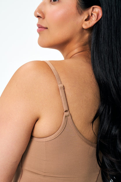 Tan | Model is size L and 5'10".