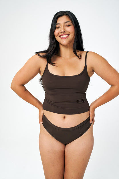 Java | Model is size M top and L undie
