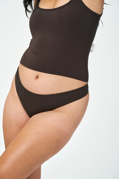 Java | Model is size M top and L undie