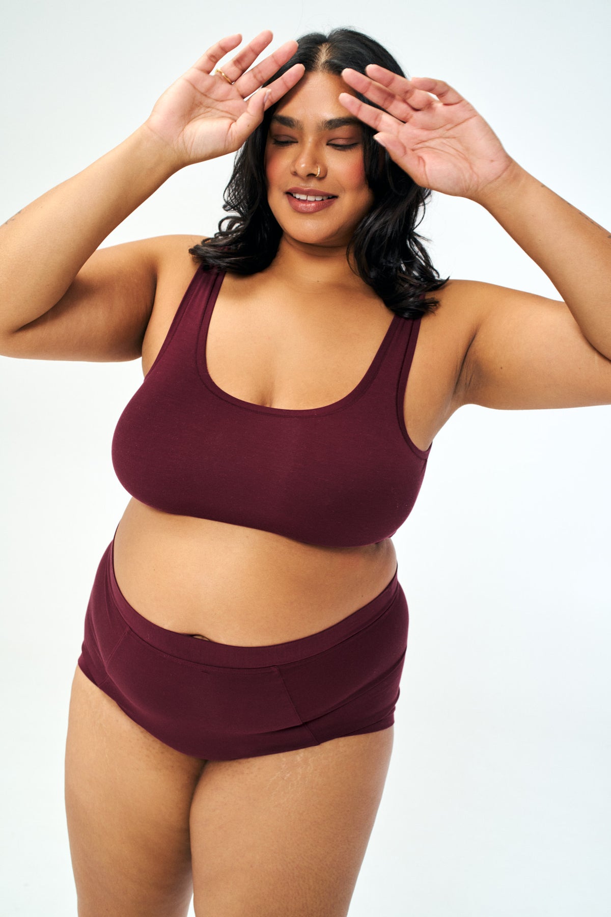 Merlot | Model wears size 2XL