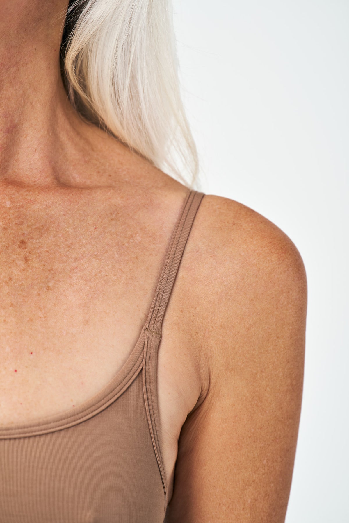 Tan | Model is size XS top and 5’8"