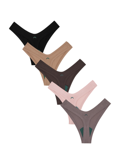 Dipped Thong 5-Pack