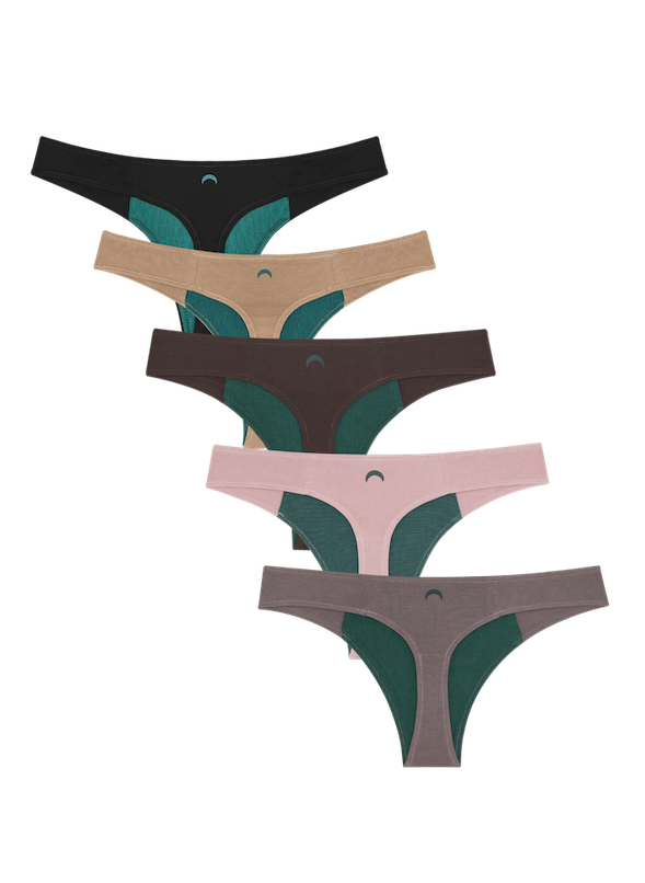Low Profile Thong 5-Pack