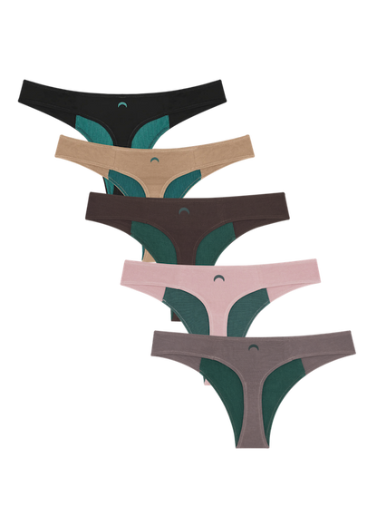 Low Profile Thong 5-Pack