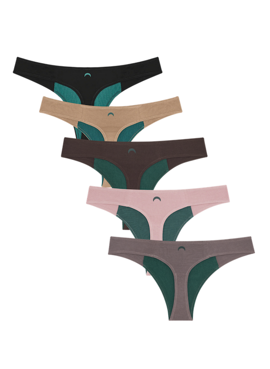 Low Profile Thong 5-Pack