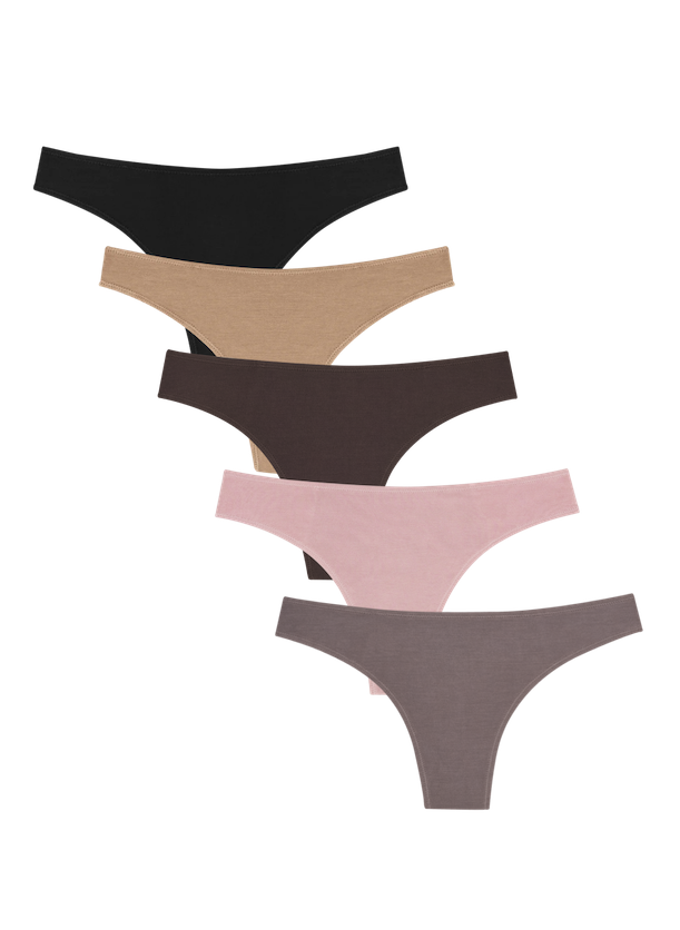 Low Profile Thong 5-Pack