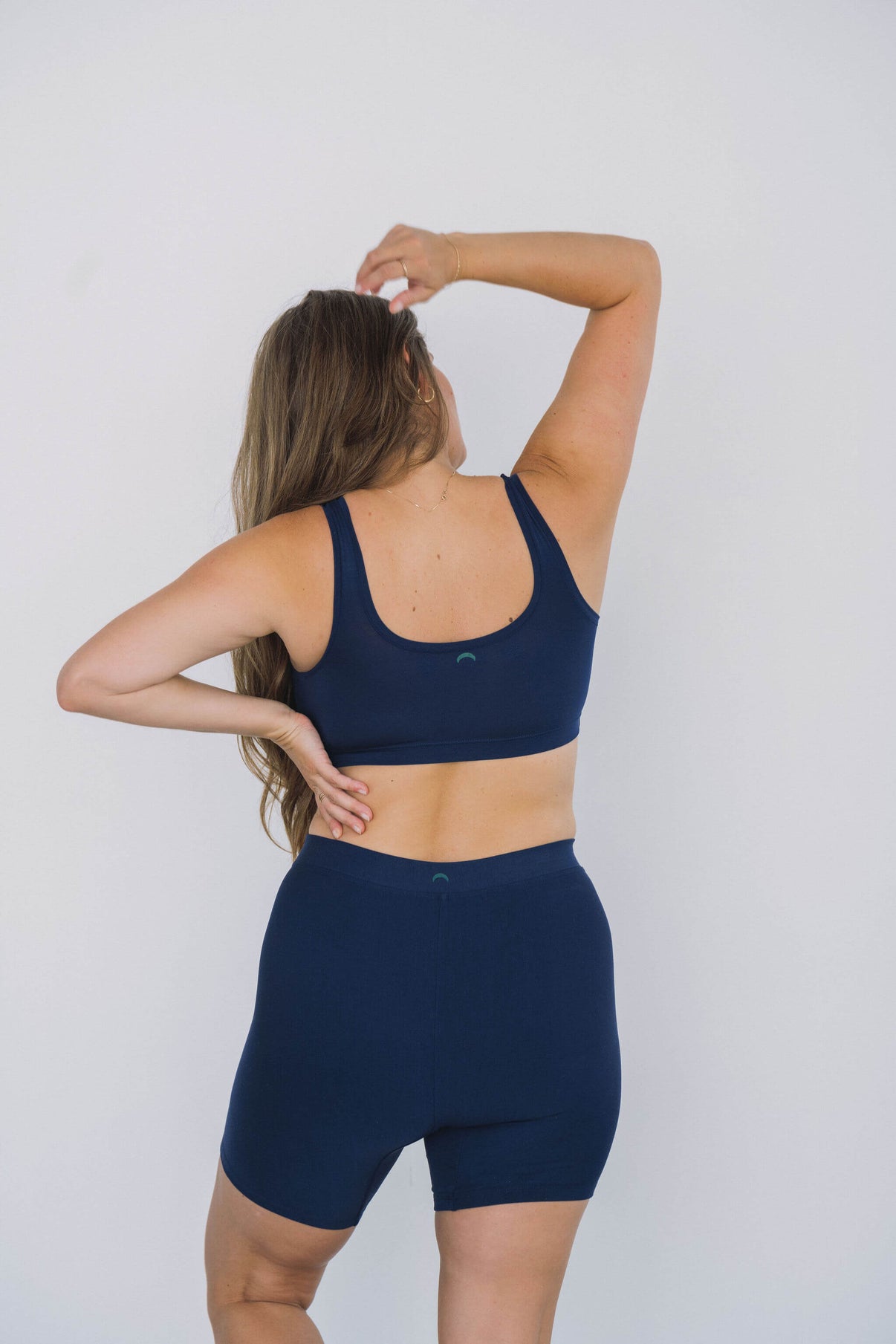 Navy | Model is wearing size M
