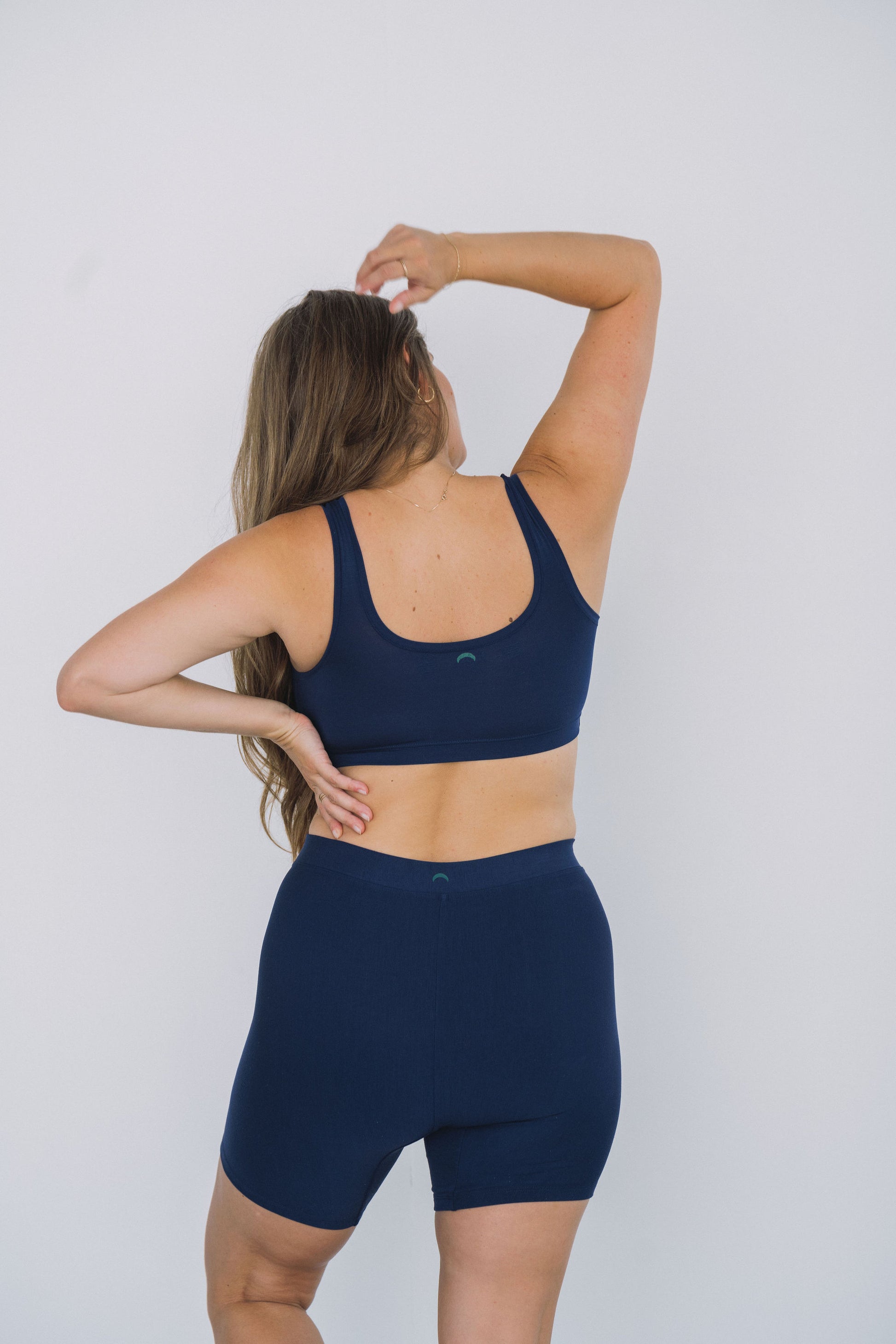 Navy | Model is wearing size M