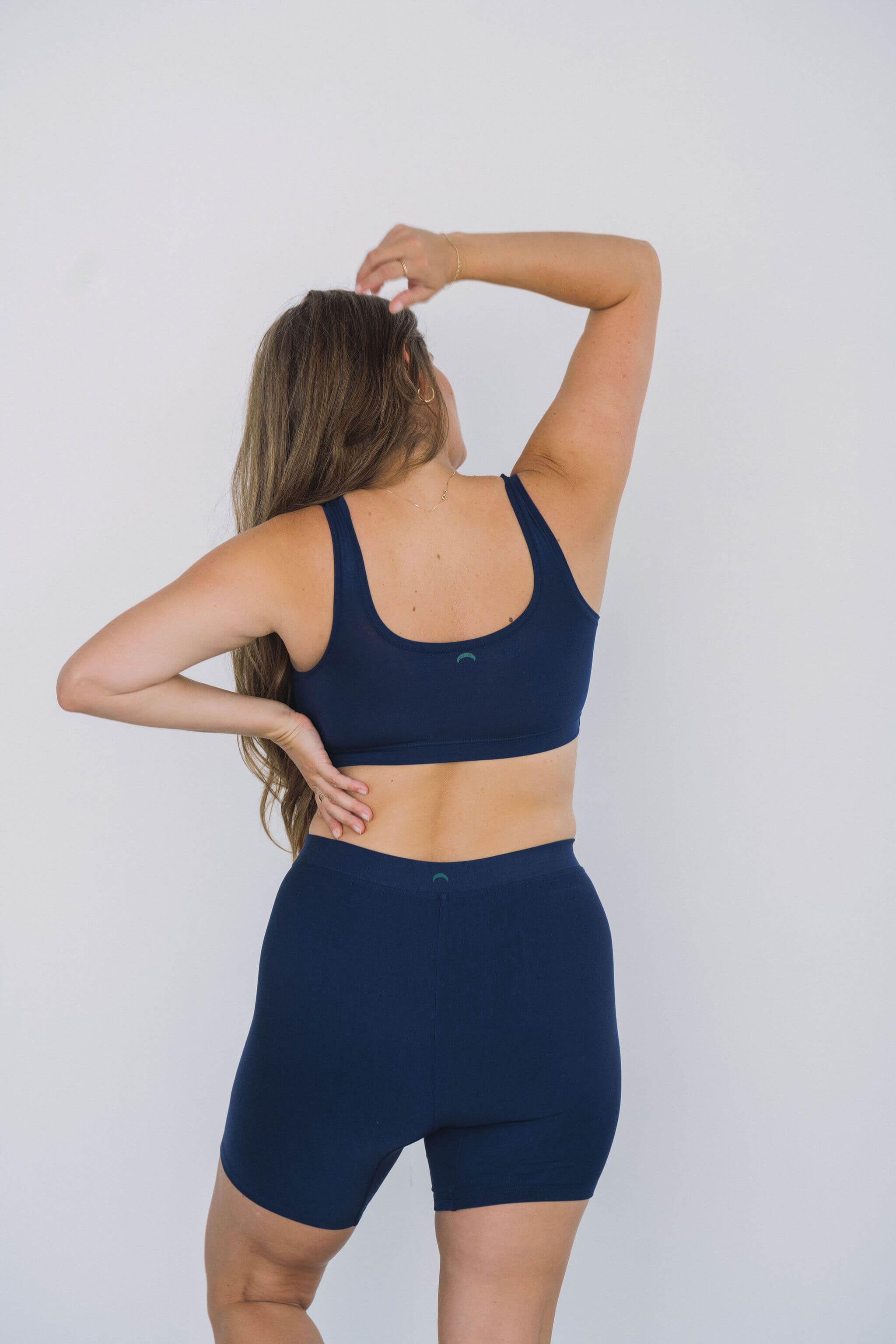 Navy | Model is wearing size M