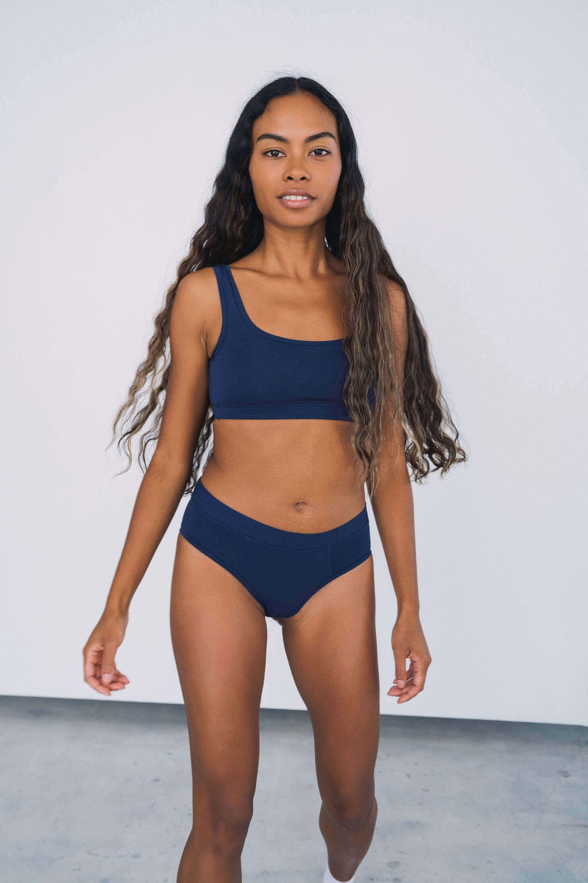 Navy | Model is wearing size XS