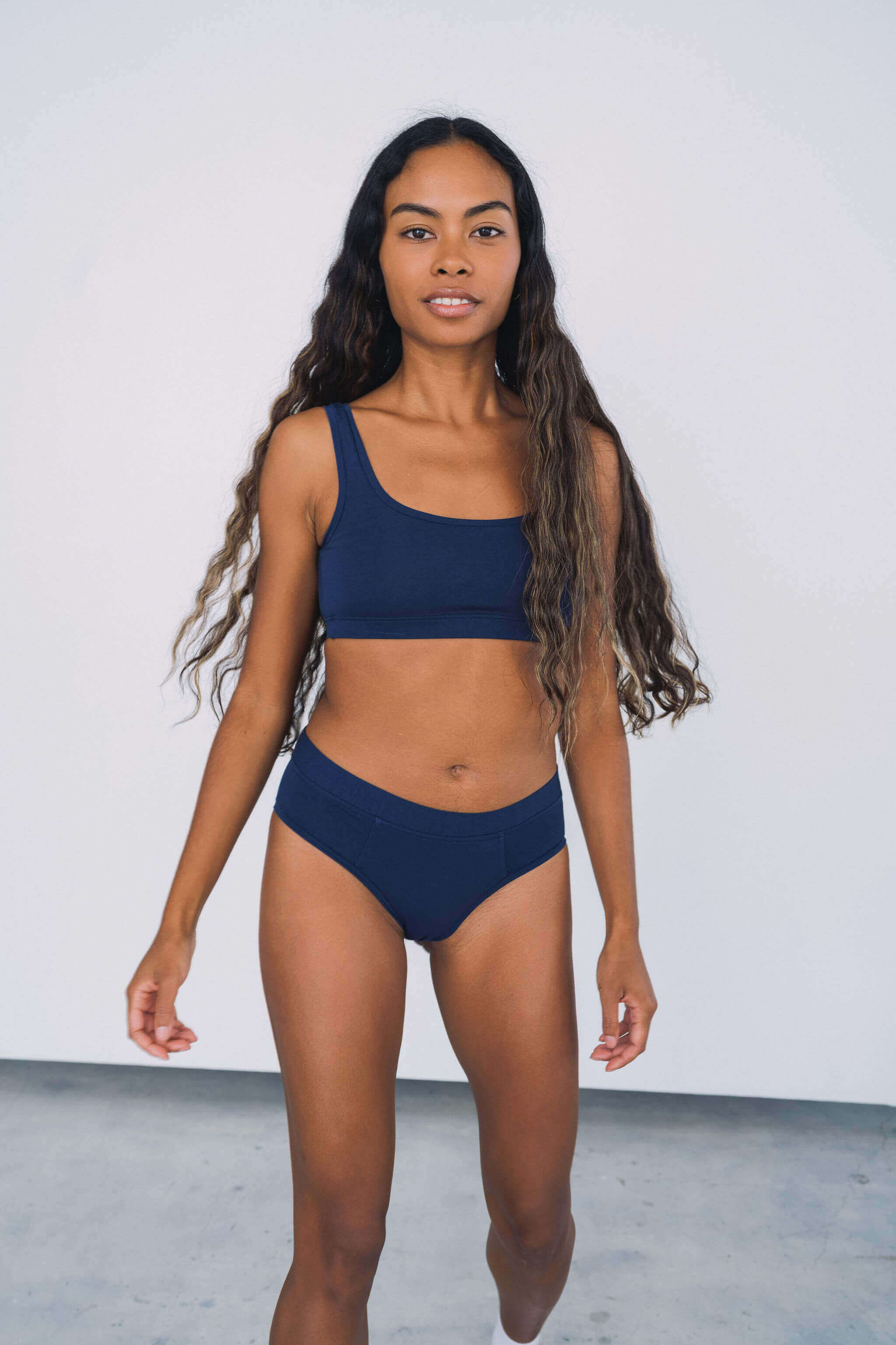 Navy | Model is wearing size XS