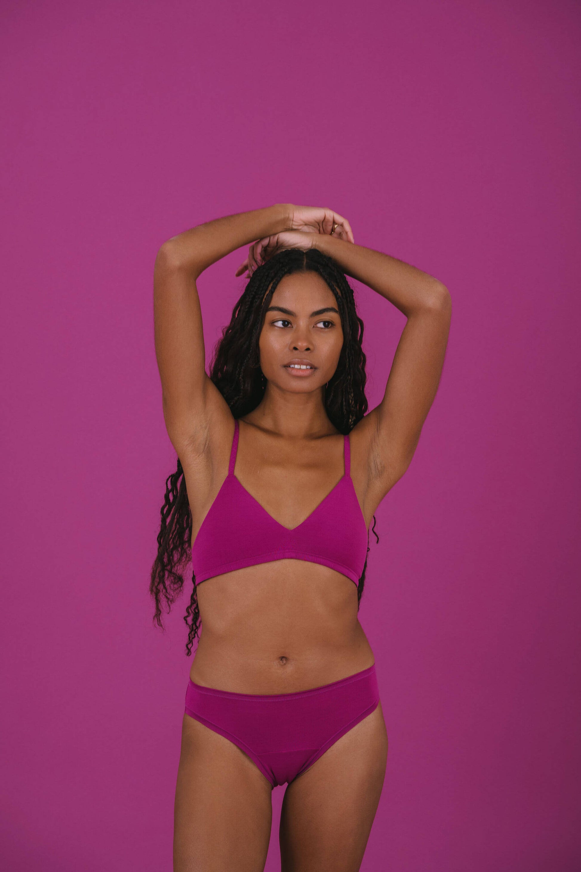 Berry | Model is wearing size XS