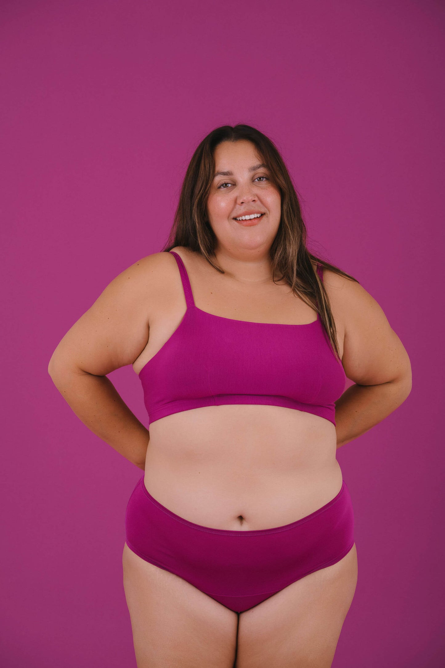 Berry | Model is wearing size 2XL