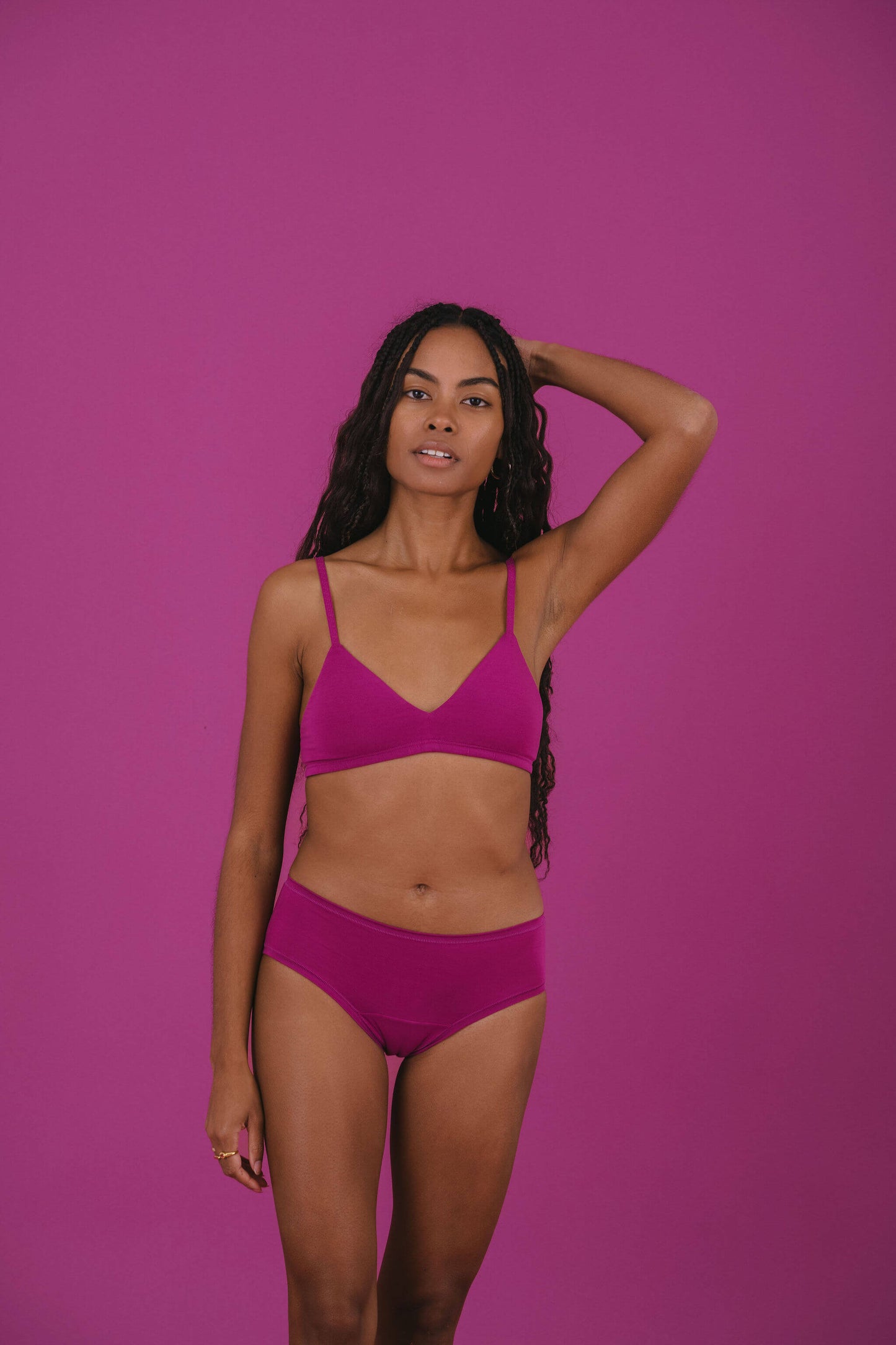 Berry | Model is wearing size XS