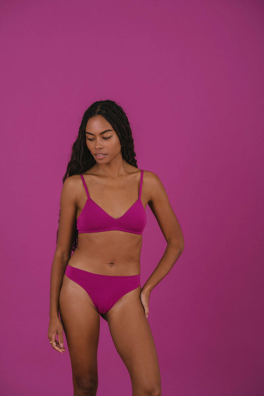 Berry | Model is wearing size XS
