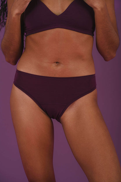 Plum | Model is wearing size XS