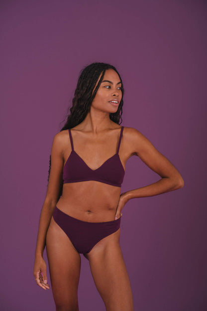 Plum | Model is wearing size XS