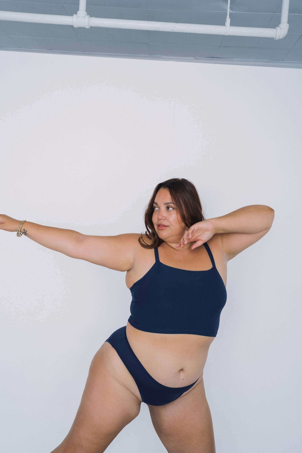 Navy | Model is wearing size 2XL