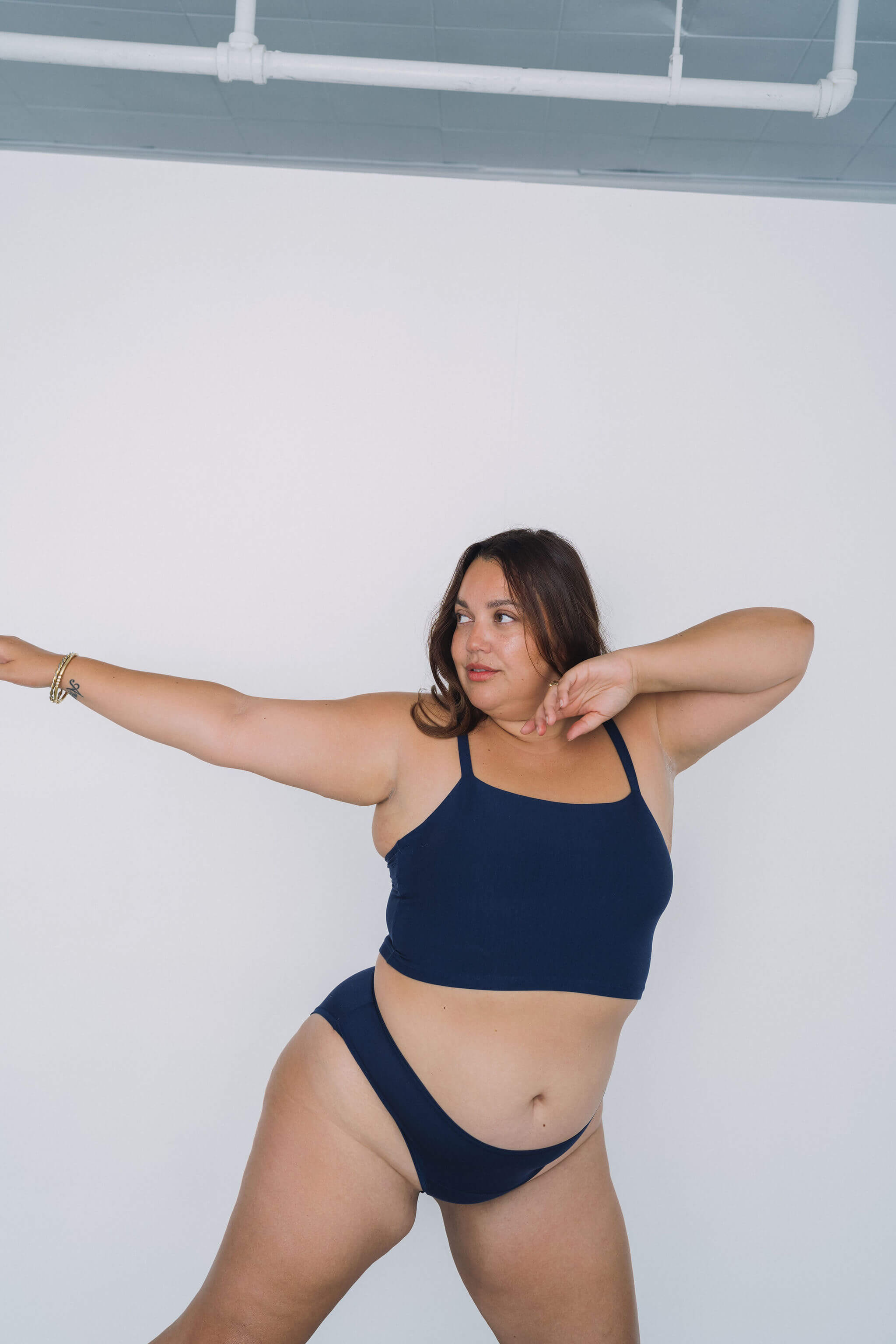 Navy | Model is wearing size 2XL