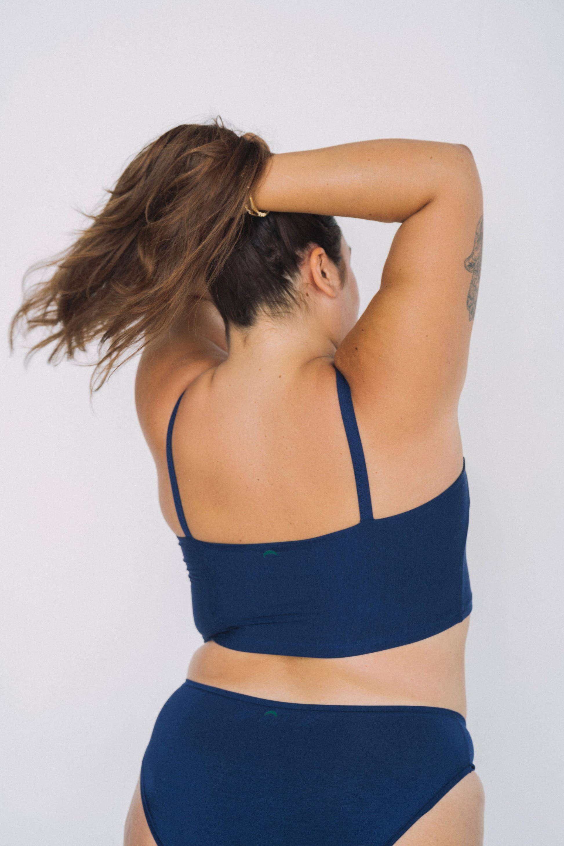 Navy | Model is wearing size 2XL