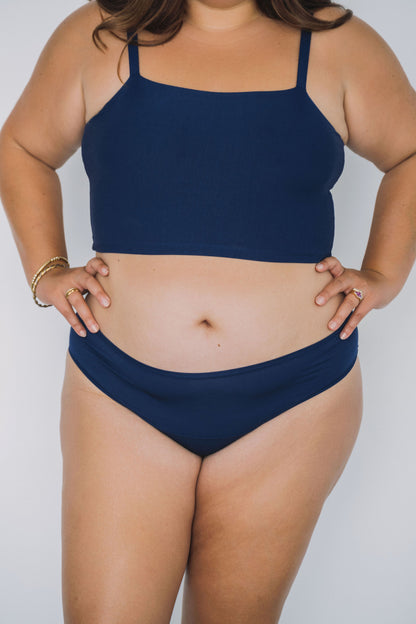 Navy | Model is wearing size 2XL
