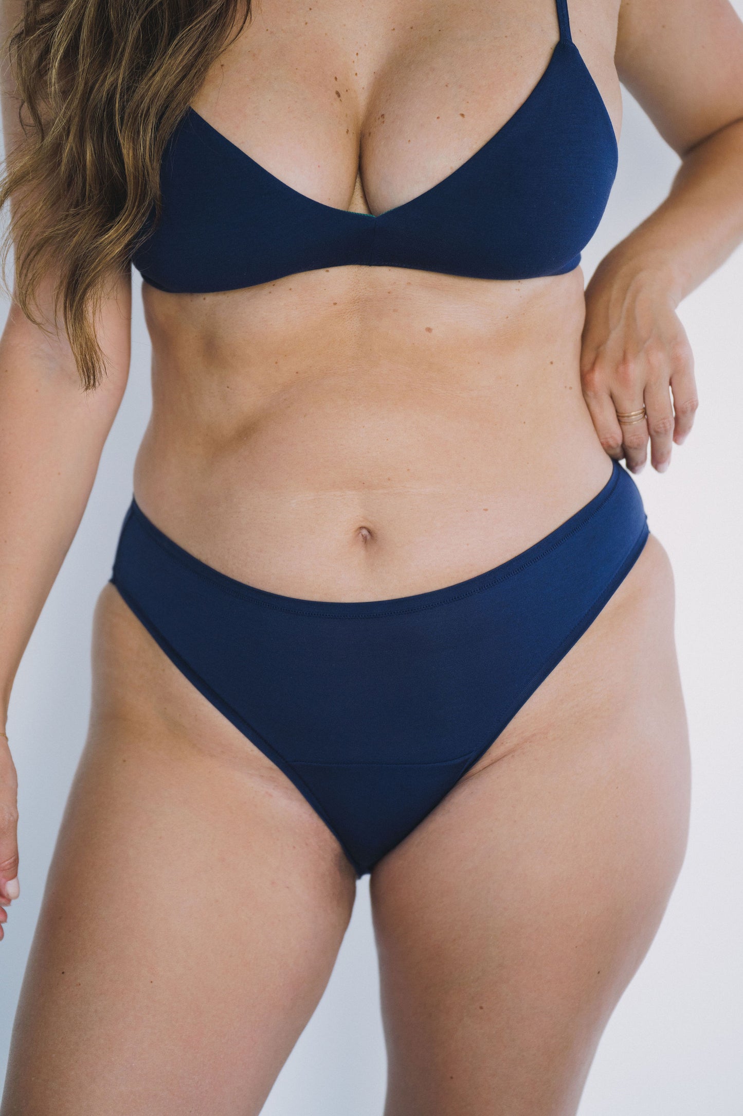Navy | Model is wearing size M