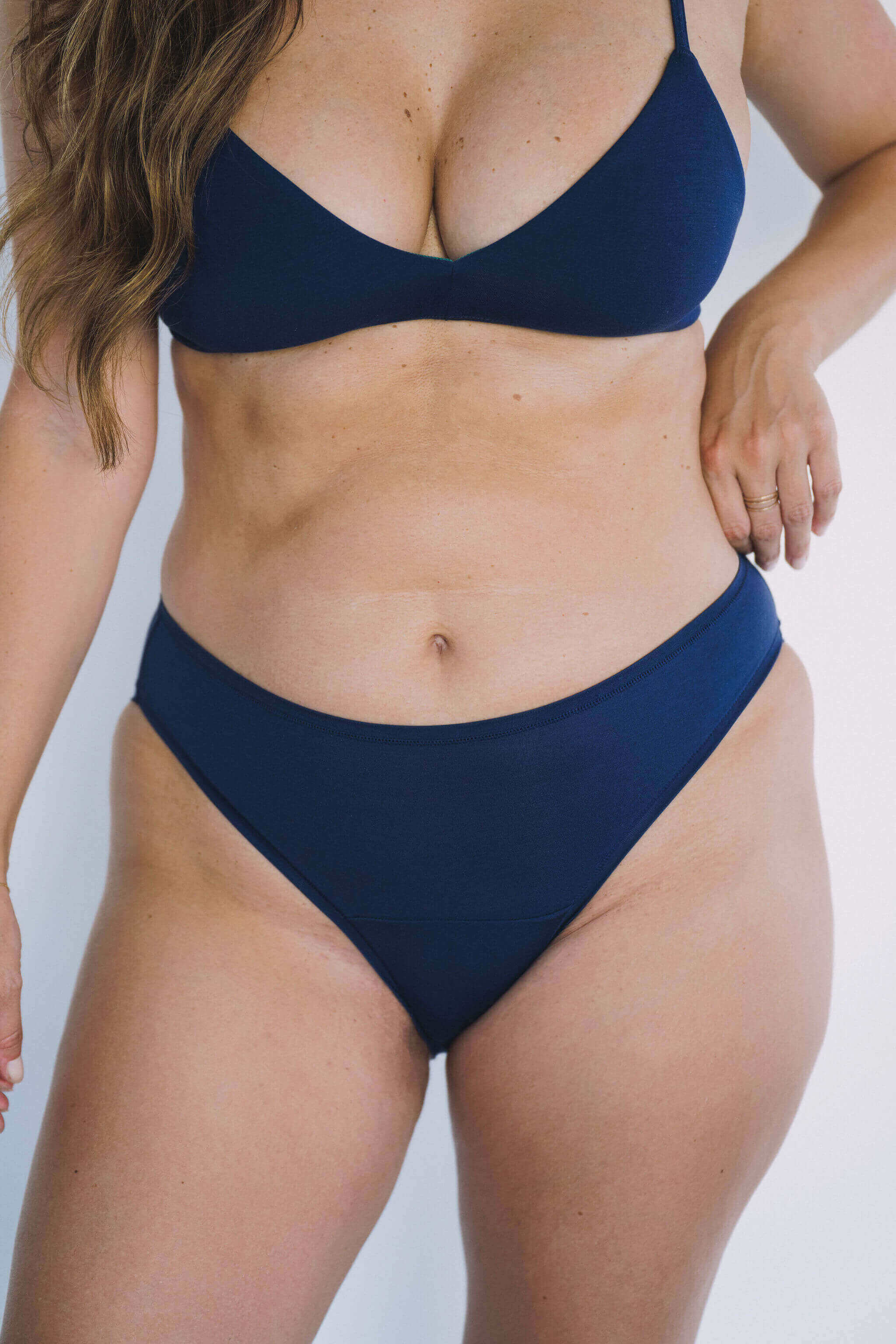 Navy | Model is wearing size M