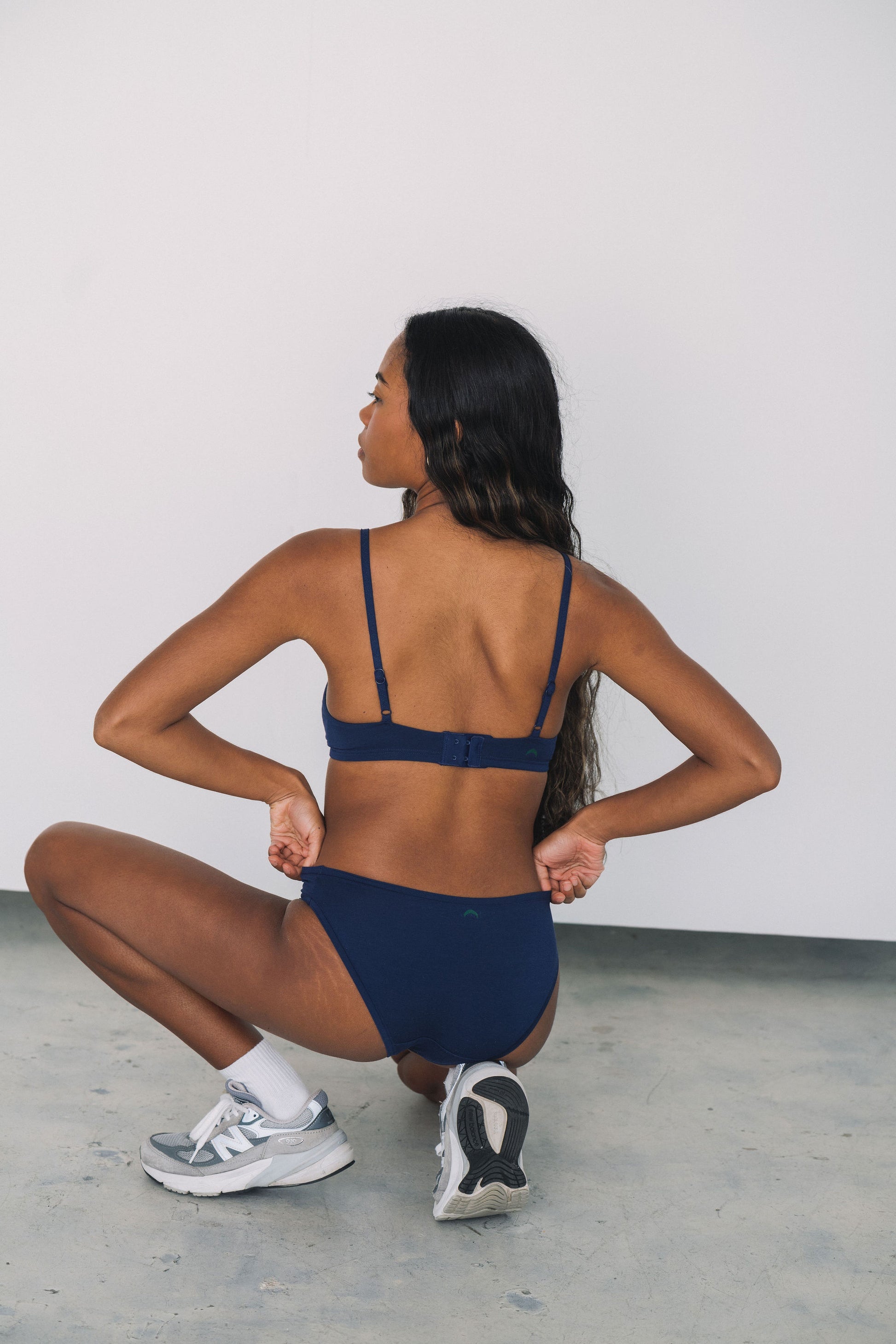 Navy | Model is wearing size XS