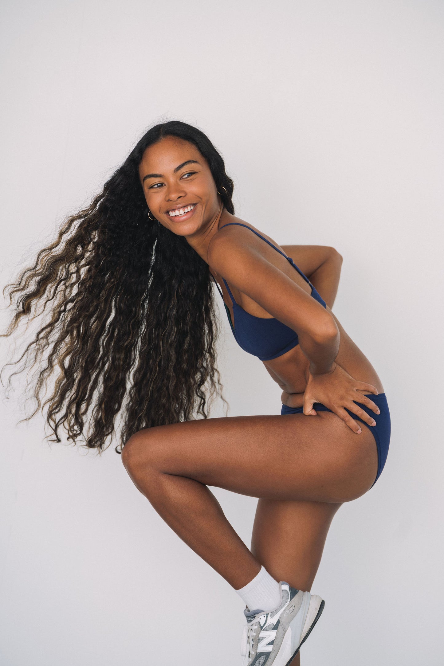Navy | Model is wearing size XS
