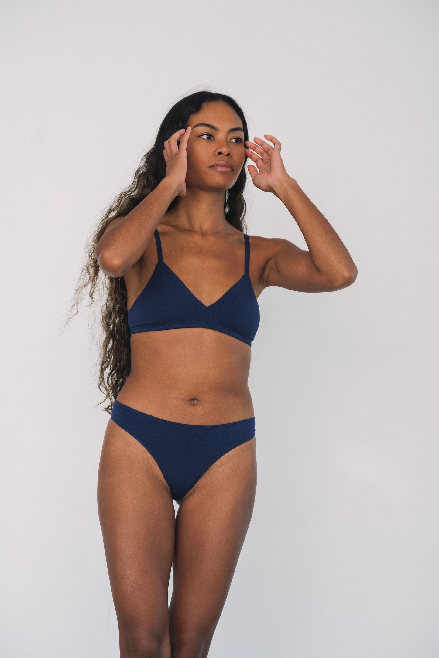 Navy | Model is wearing size XS
