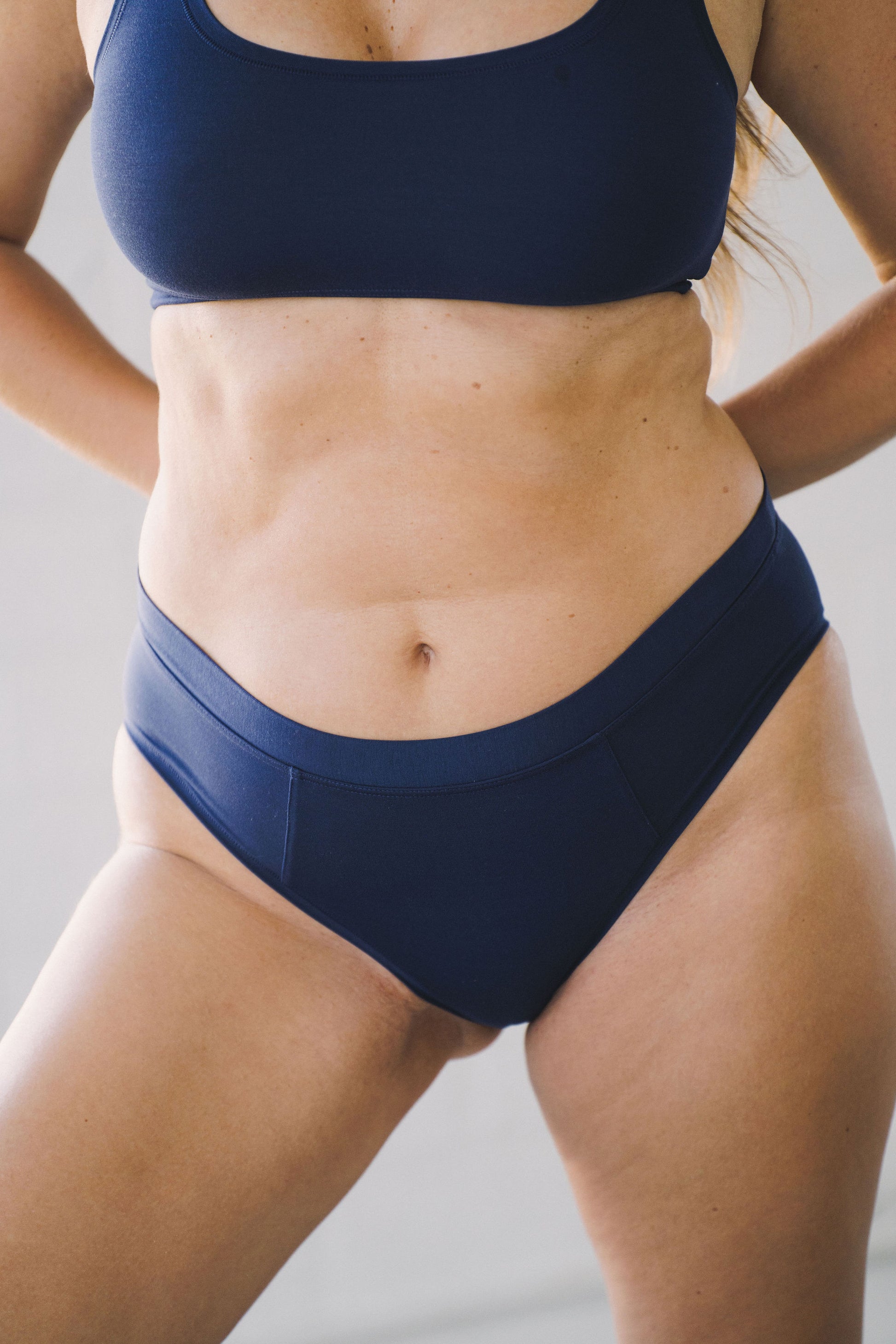 Navy | Model is wearing size M