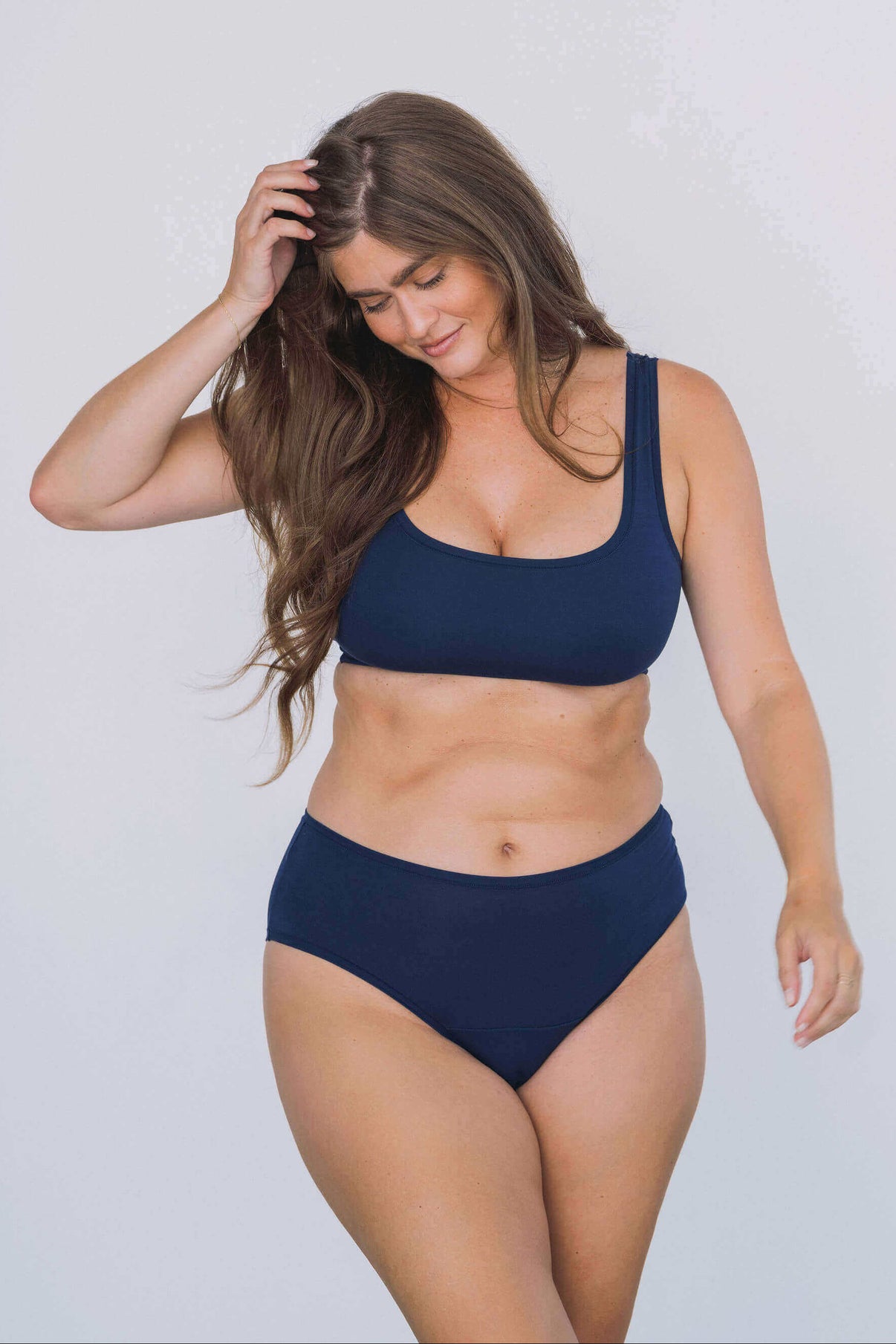 Navy | Model is wearing size M