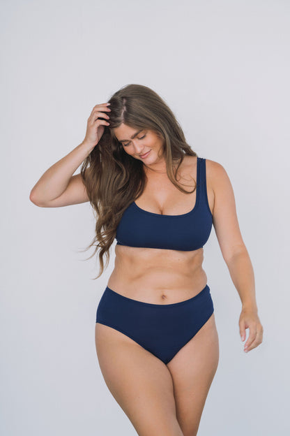 Navy | Model is wearing size M