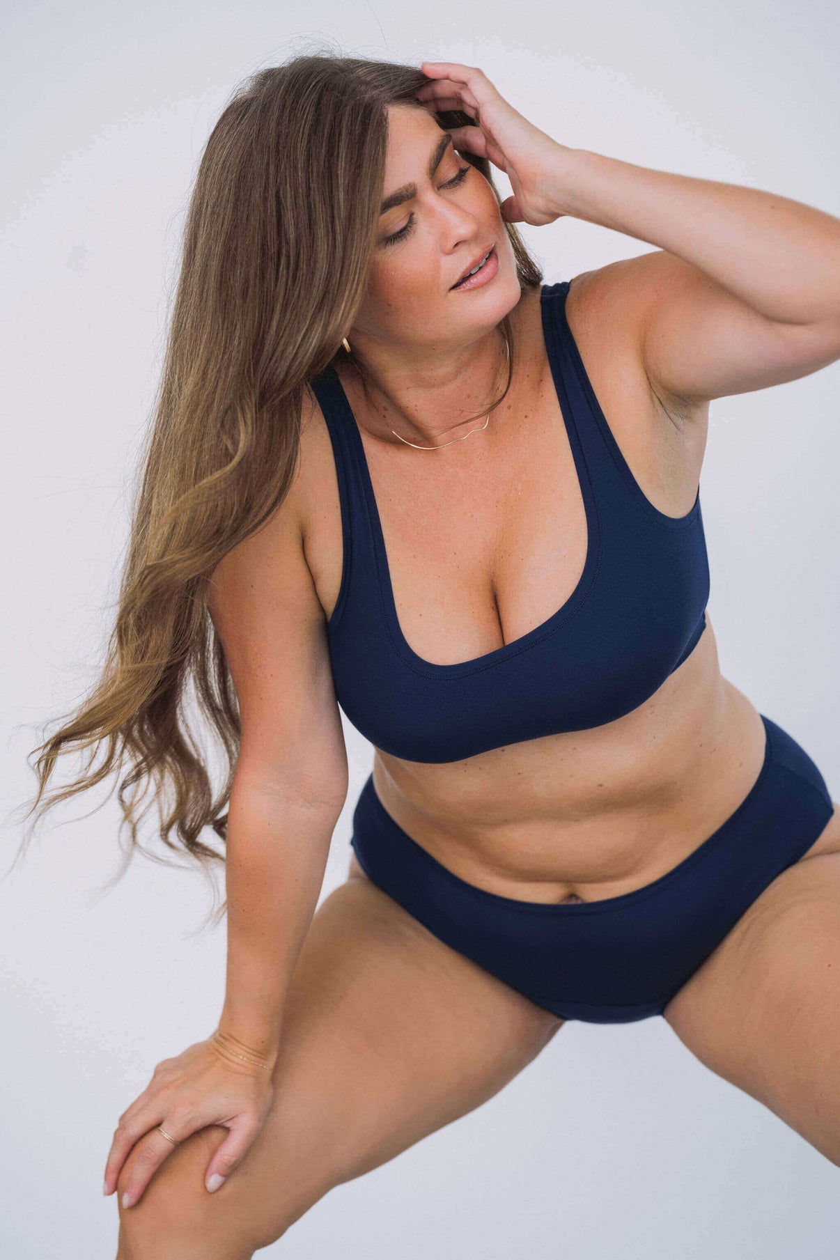 Navy | Model is wearing size M