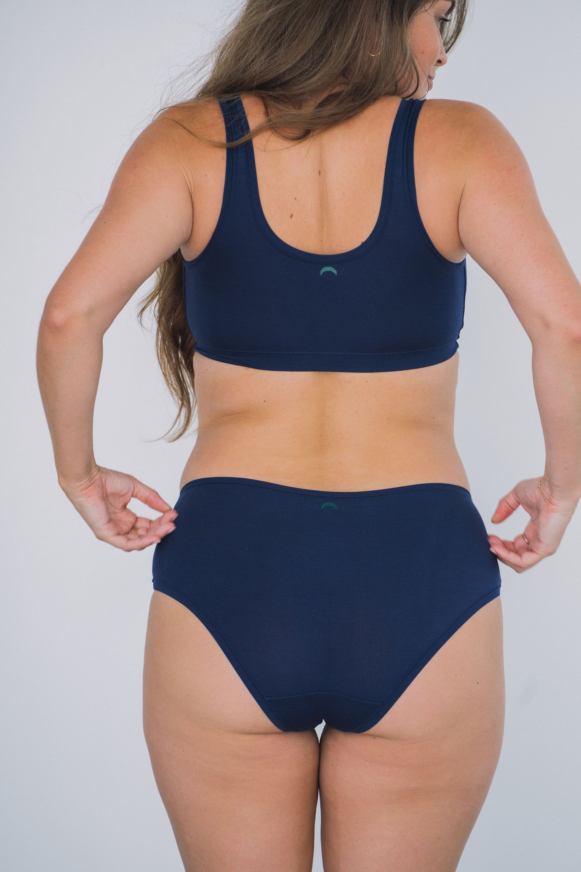 Navy | Model is wearing size M