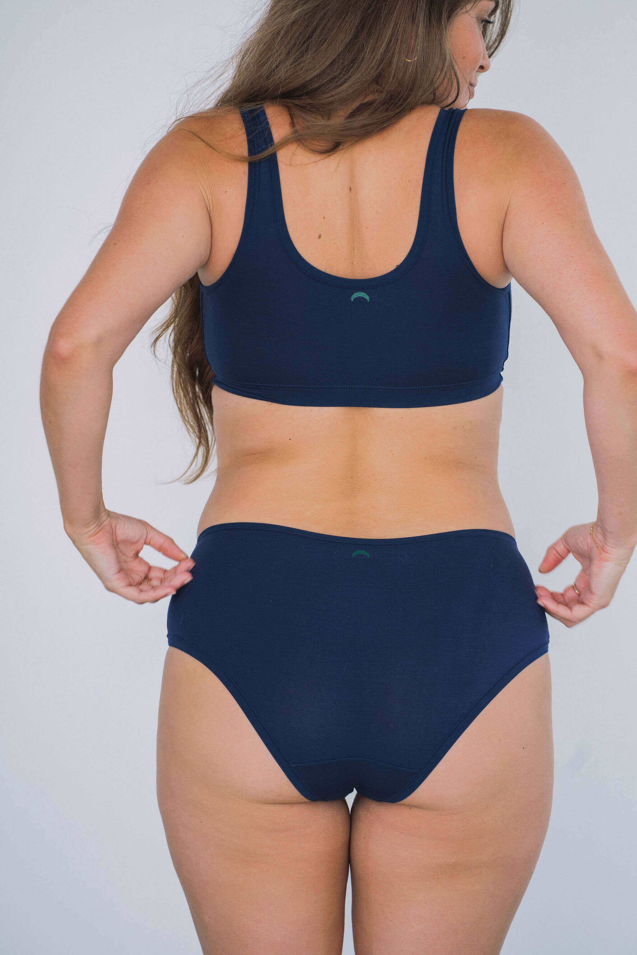 Navy | Model is wearing size M