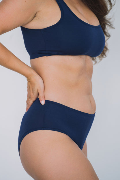Navy | Model is wearing size M