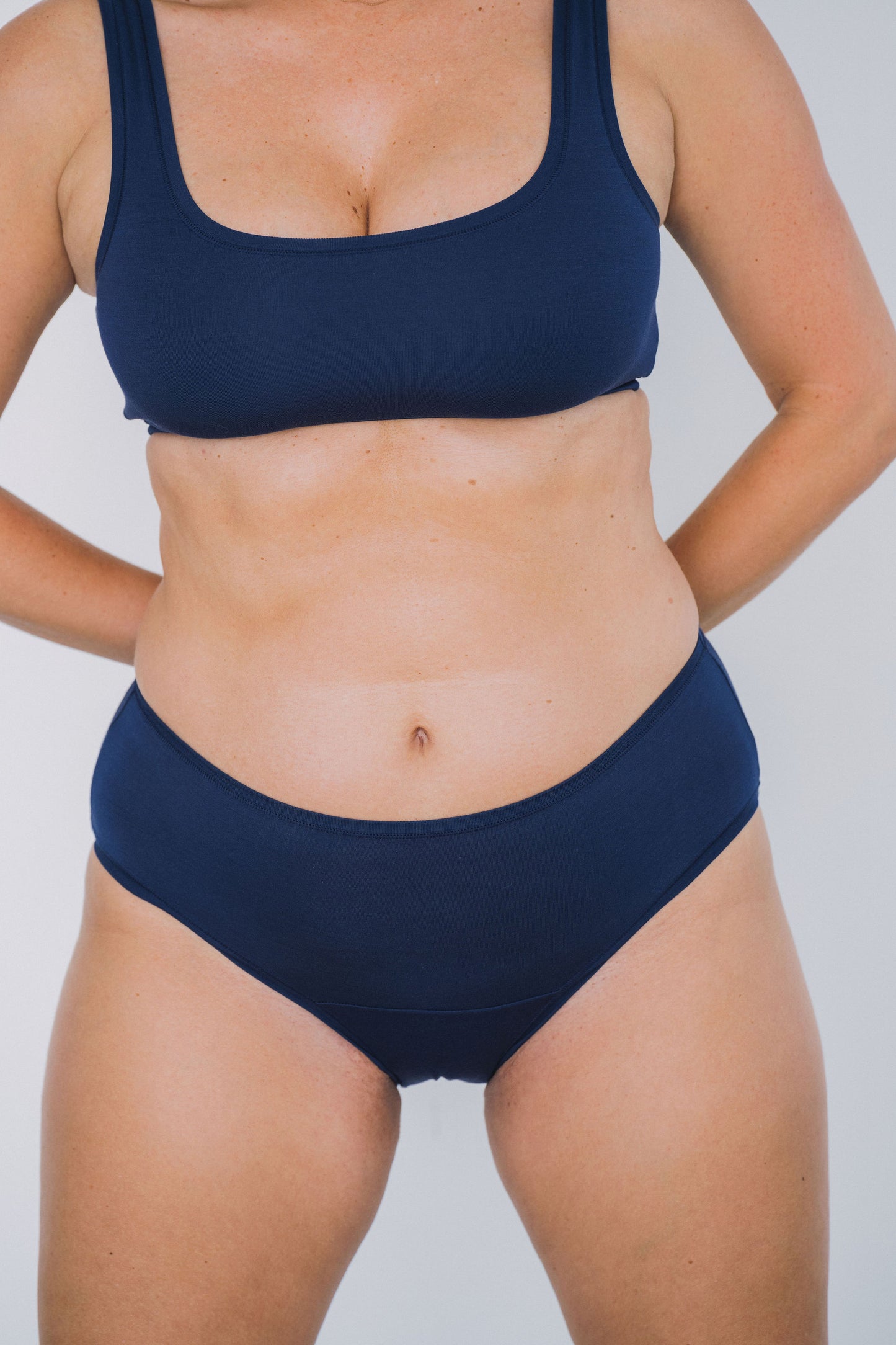 Navy | Model is wearing size M