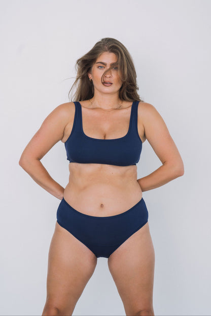 Navy | Model is wearing size M