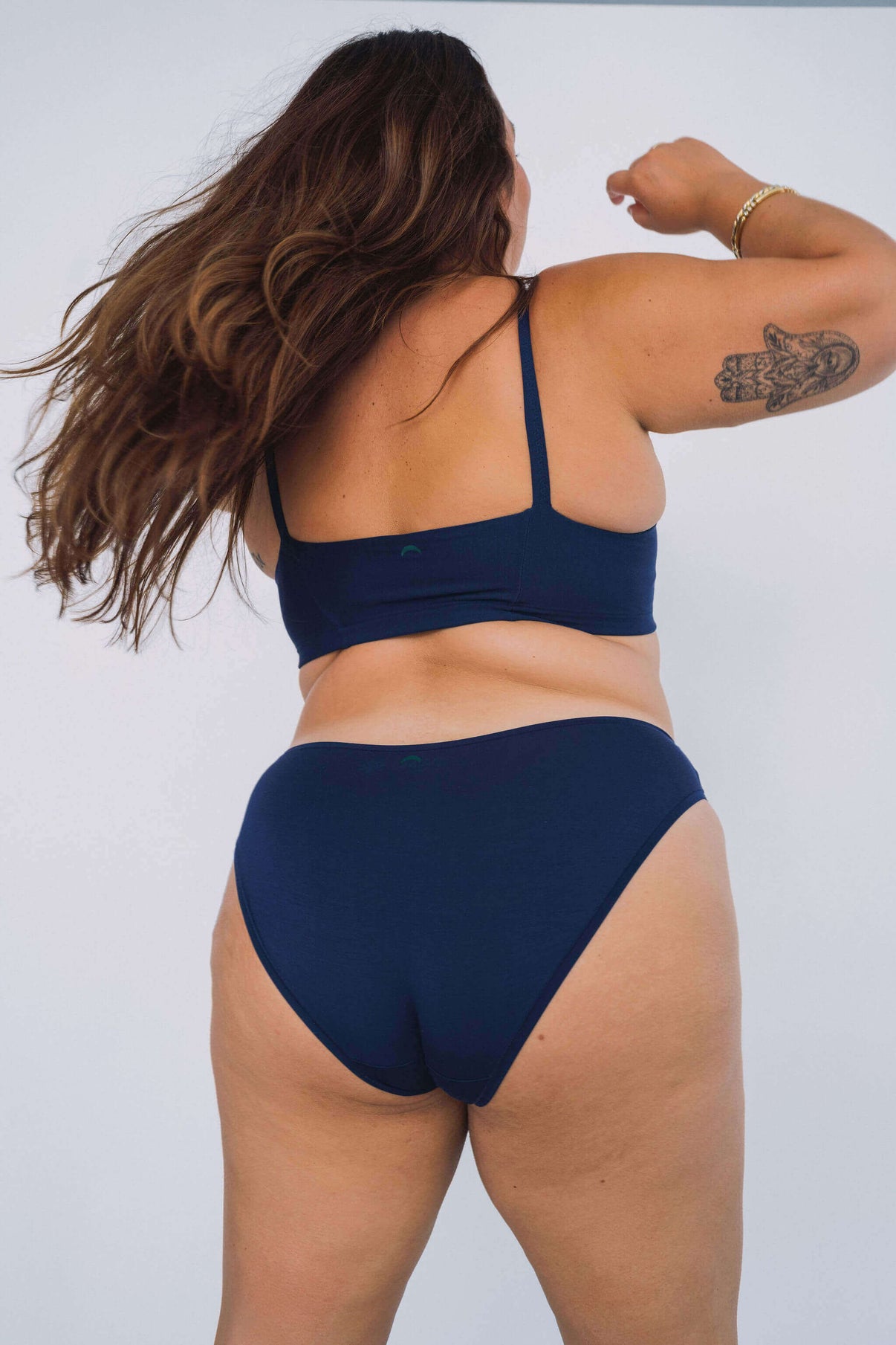 Navy | Model is wearing size 2XL