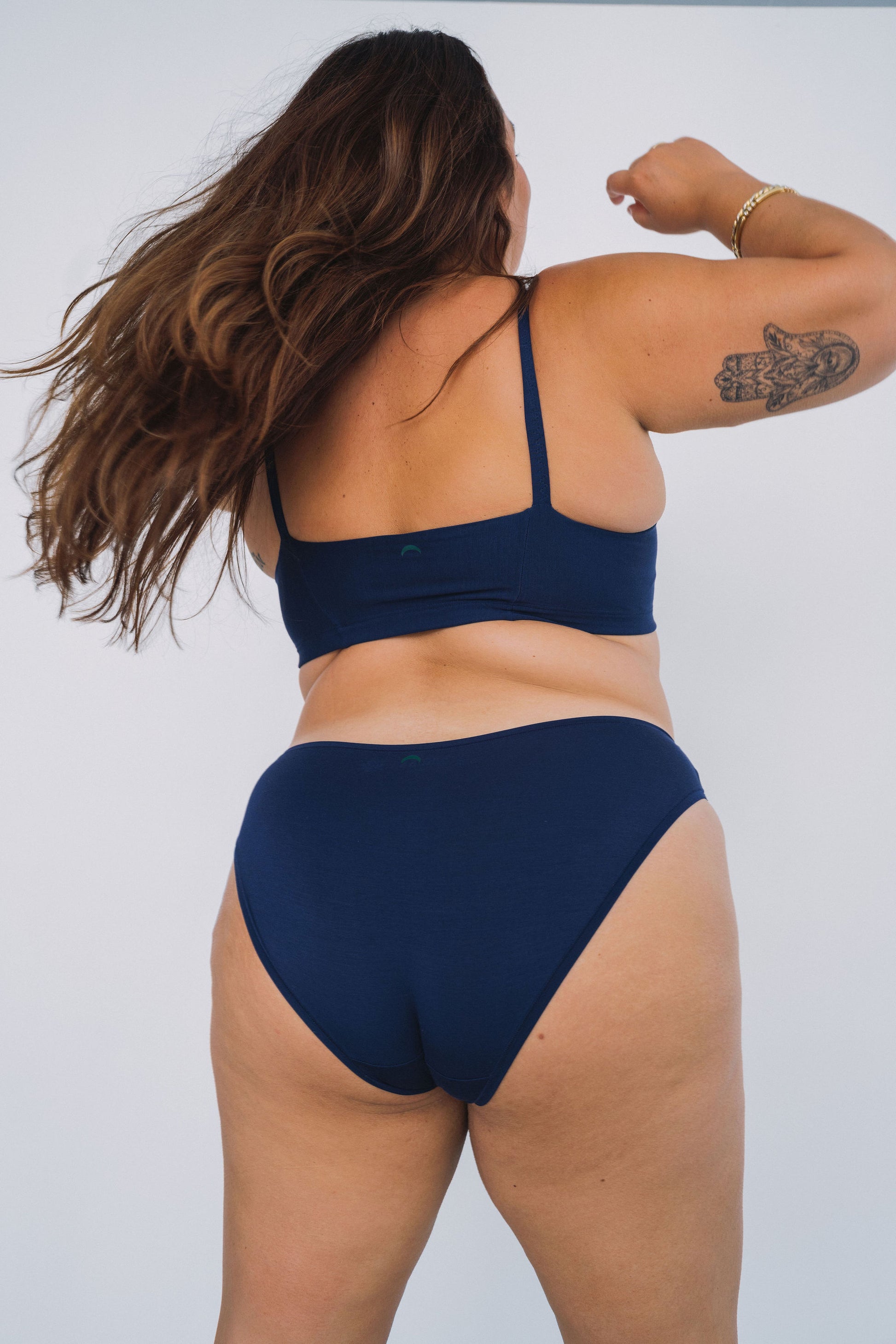 Navy | Model is wearing size 2XL