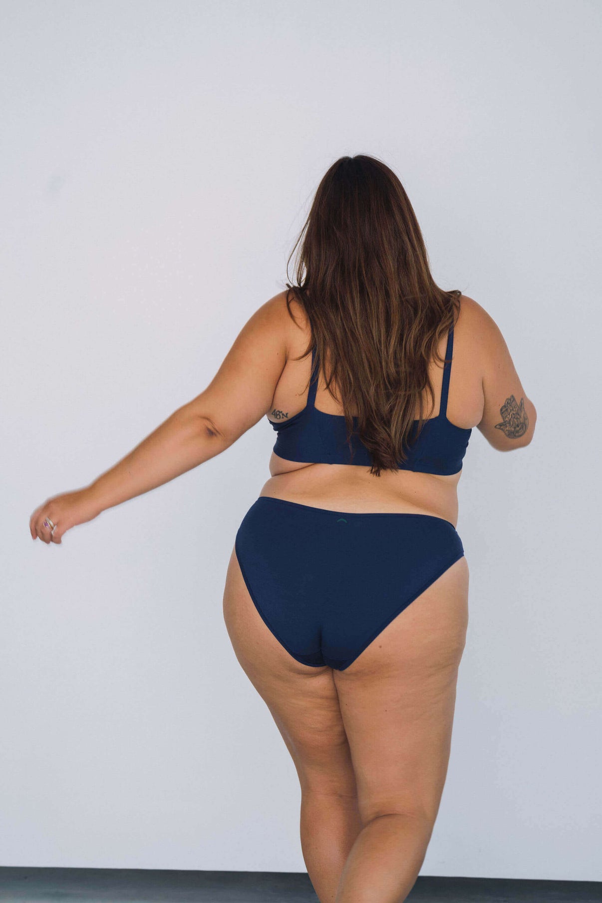 Navy | Model is wearing size 2XL