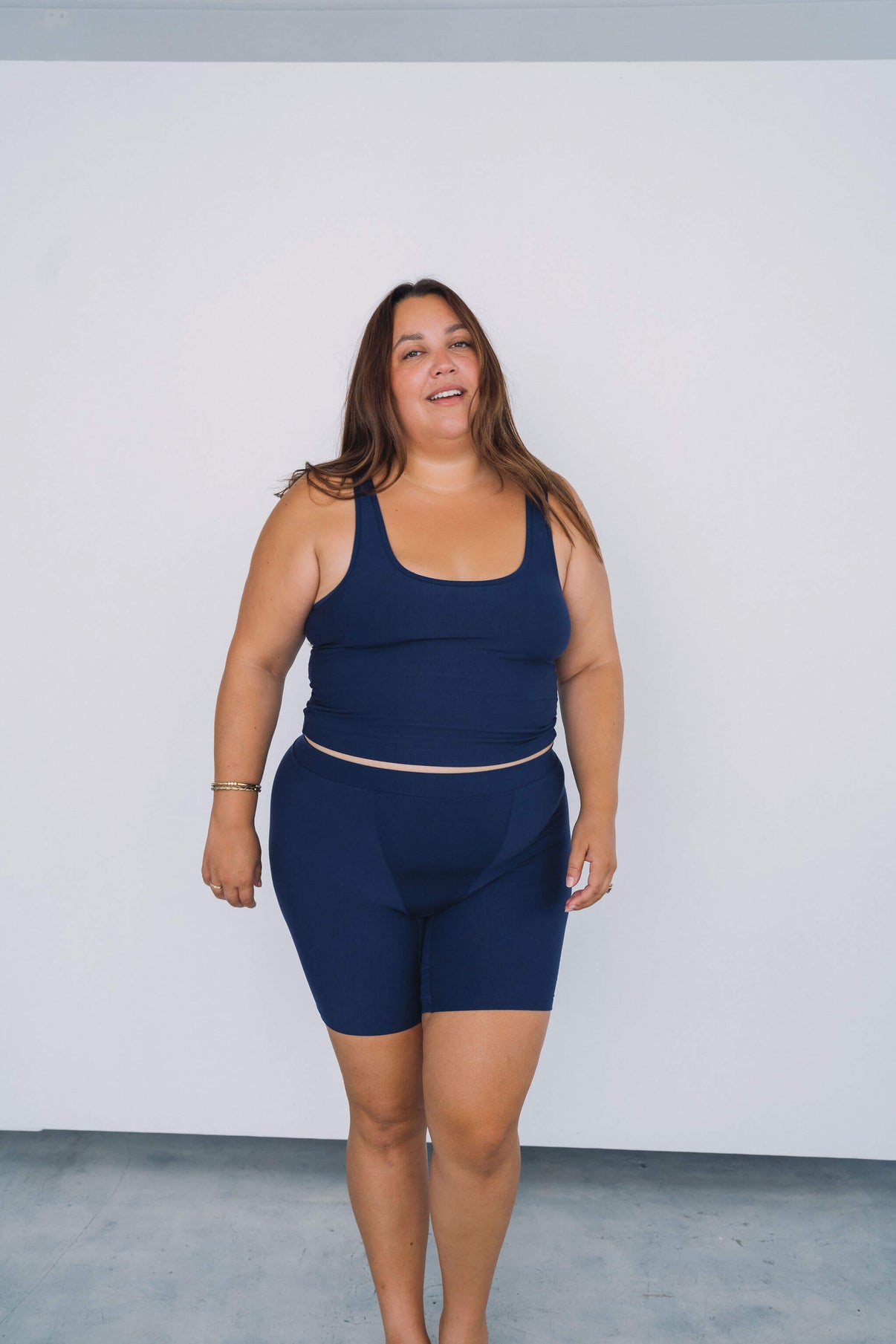 Navy | Model is wearing size 2XL