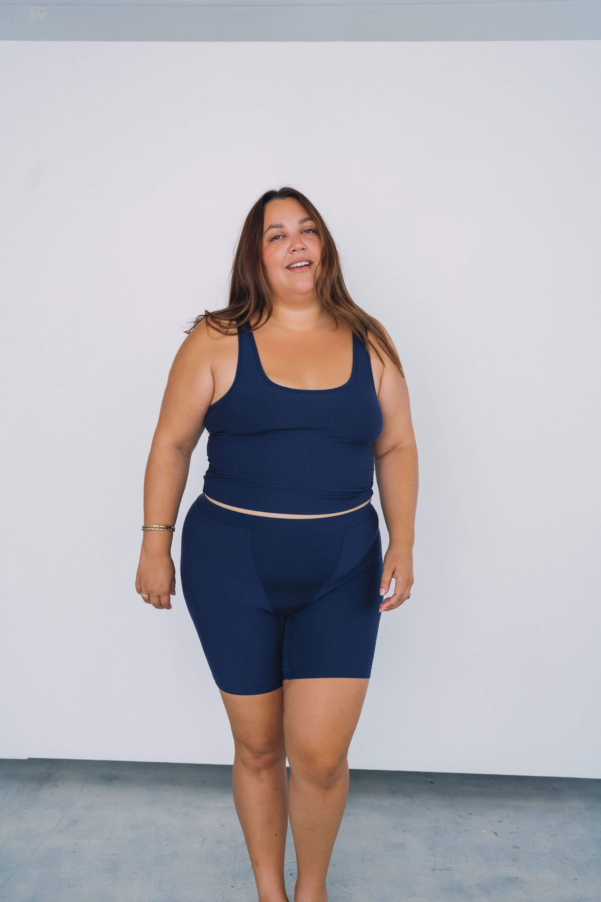 Navy | Model is wearing size 2XL