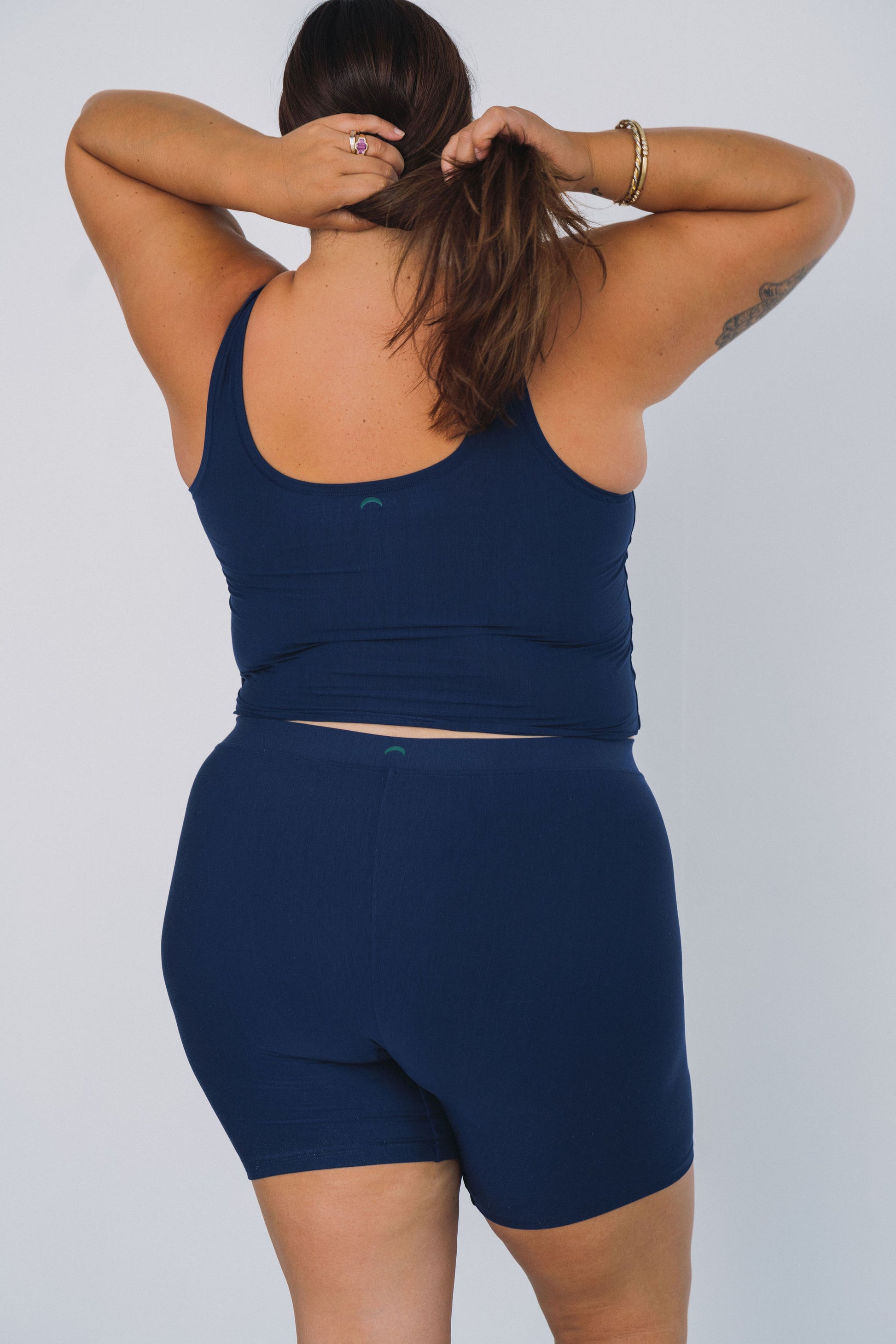 Navy | Model is wearing size 2XL