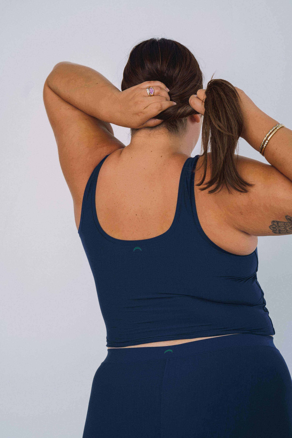 Navy | Model is wearing size 2XL