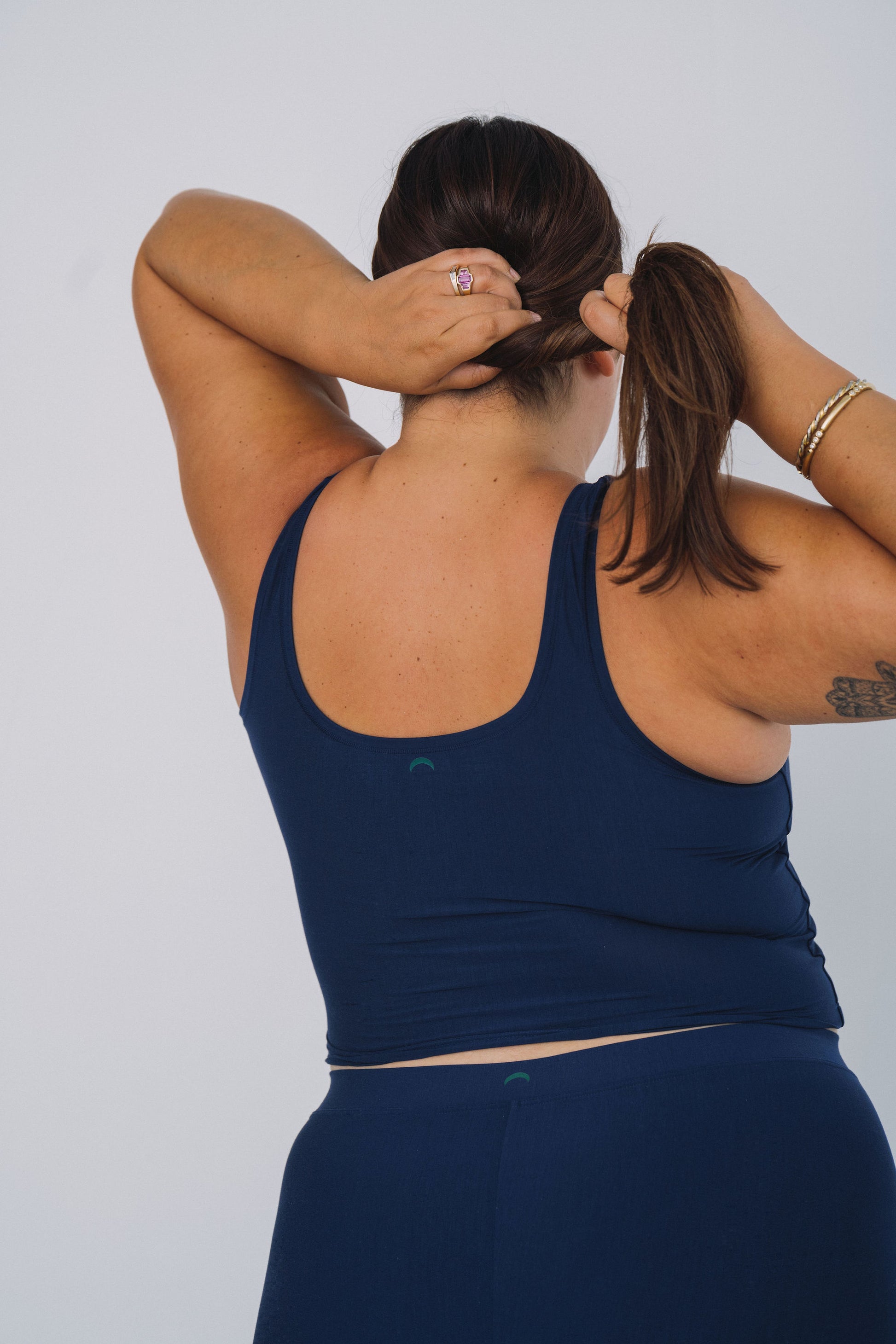 Navy | Model is wearing size 2XL