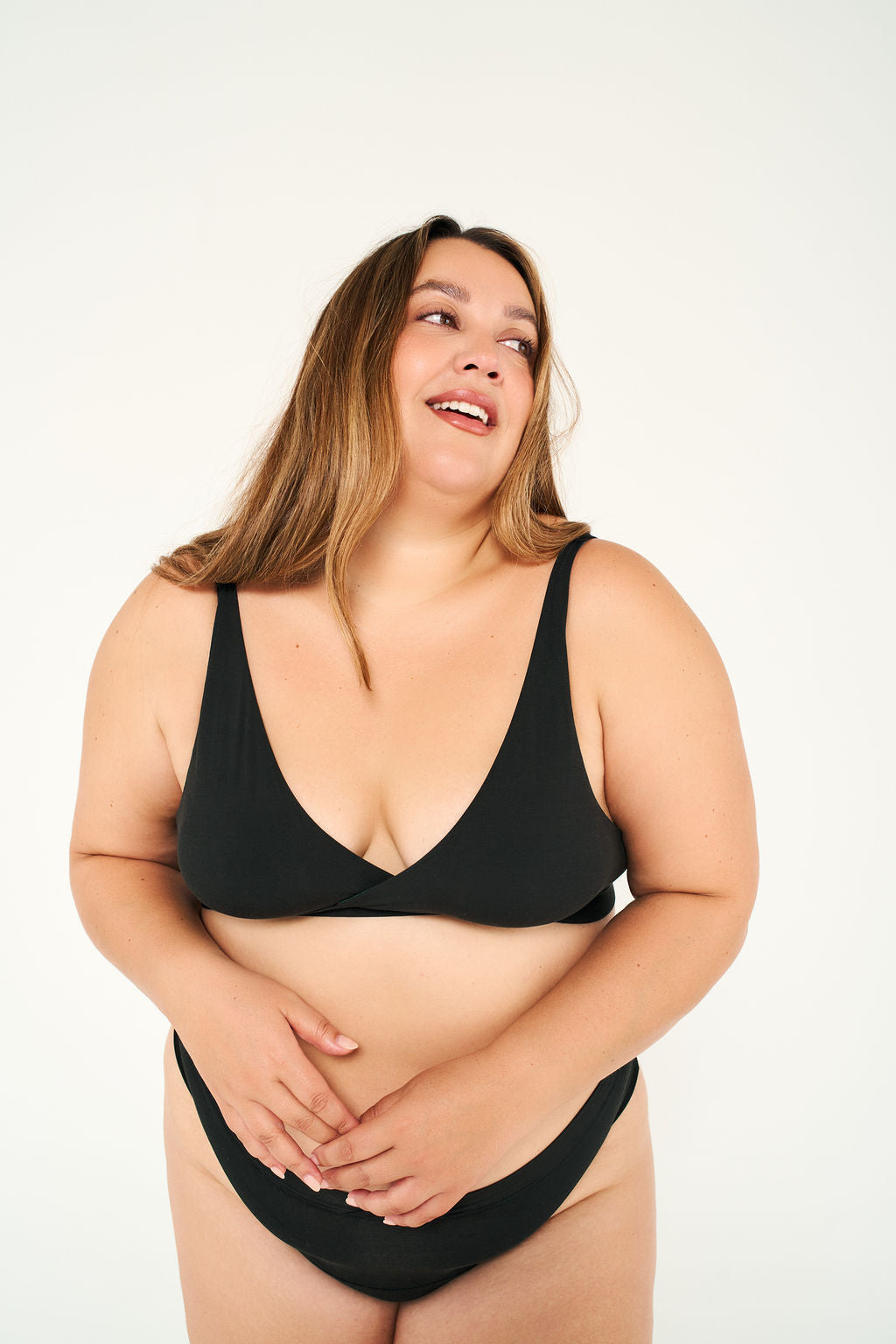 Black | Model is wearing size XL